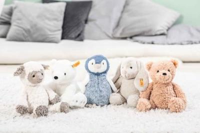 Ijsbeer 28 cm voor kinderen LASSE STEIFF wit Ijsbeer 28 cm voor kinderen LASSE STEIFF wit