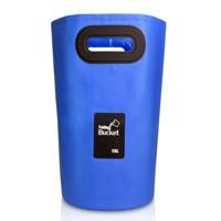 Outdoor draagbare vouwen spoelbak PVC inklapbaar emmer capaciteit: 15L (donkerblauw) - thumbnail