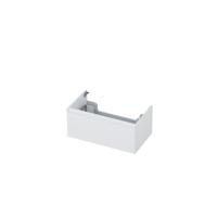 INK - Onderkast 1 Lade Greeploos Gelakt 45gr - 800x450x350 Mm - Hoogglans Wit - thumbnail