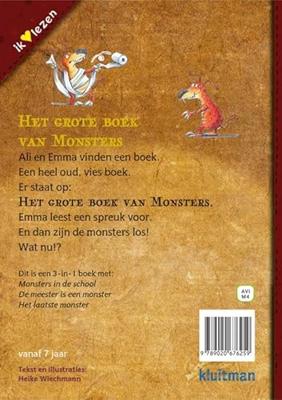 Kluitman Ik hartje lezen. het grote boek van monsters