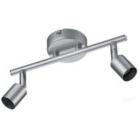 LED Plafondspot Rond Mat Titaan - 2L GU10 Fitting - Aluminium - thumbnail