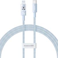 Baseus Gem USB-C - Lightning PD 20W - kabel voor het opladen en synchroniseren van Apple-apparaten, 1m (blauw) - thumbnail