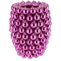 Daan Kromhout Vaas christmasball fuchsia 39 cm | 2 stuks - thumbnail