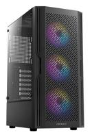Antec ax20 midi tower behuizing (zwart | 3x usb-a | tempered glass) - thumbnail