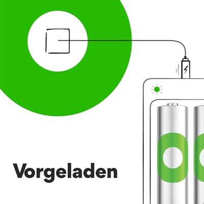 GP Batteries ReCyko Pro GPRCK85AAA099C4 huishoudelijke batterij Oplaadbare batterij AAA Nikkel-Metaa GP Batteries ReCyko Pro GPRCK85AAA099C4 huishoudelijke batterij Oplaadbare batterij AAA Nikkel-Metaa