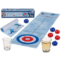 Sport drankspel met shotglaasjes - Curling - thumbnail