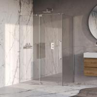 Brauer Stellar - Douchecabine met Draaideur - Helder Glas - 140x90x200 cm - Omkeerbaar - incl. Glascoating - Chroom - thumbnail
