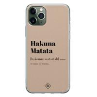 iPhone 11 Pro Max siliconen hoesje - Hakuna matata - thumbnail