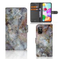 Samsung Galaxy A41 | Bookcase | Marmer Grijs - thumbnail