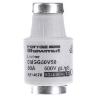 Mersen 00598.050700 Diazed zekering Afmeting zekering: DIII 50 A 500 V - thumbnail