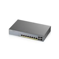 Zyxel GS1350-12HP-EU0101F netwerk-switch Managed L2 Gigabit Ethernet (10/100/1000) Grijs Power over - thumbnail