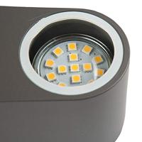 Ranex ra-5000332 led buitenwandlamp van roestvrijstaal - thumbnail
