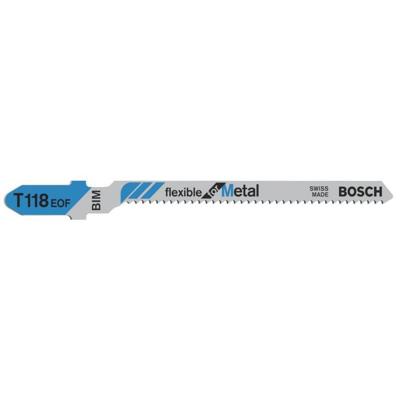 Bosch Accessoires Decoupeerzaagblad T 118 EOF Flexible for Metal 5st - 2608634237