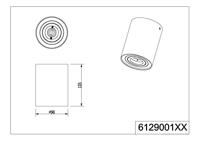 Trio PlafondlampCookie rond Ø 9,6cm - 612900134 - thumbnail