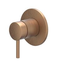 Afbouwdeel IVY Bond Inbouw douchemengkraan Met Ronde Rozet Geborsteld Mat Koper PVD IVY - thumbnail