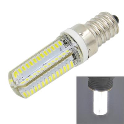 E14 5W 400LM 104 LED SMD 3014 silicone Corn gloeilamp AC 220V (natuurlijk wit licht)