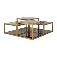 Salontafel Loua set van 4 (Brushed Gold) Richmond - thumbnail