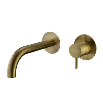 Wastafelkraan Afbouwdeel Salenzi Giro Gegalvaniseerd Geborsteld Messing Goud Wastafelkraan Afbouwdeel Salenzi Giro Gegalvaniseerd Geborsteld Messing Goud