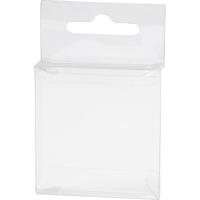 PET verpakkingsdozen, afm 51x54x10 mm, 100 stuk/ 1 doos - thumbnail