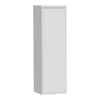 Brauer Adore - Hoge Kast - 120 cm - 1 Deur - Greeploos - Linksdraaiend - Mat Wit