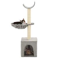 VidaXL Kattenkrabpaal met sisal krabpalen 105 cm grijs - thumbnail