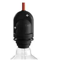 Lamphouder Zwart E27 - thumbnail