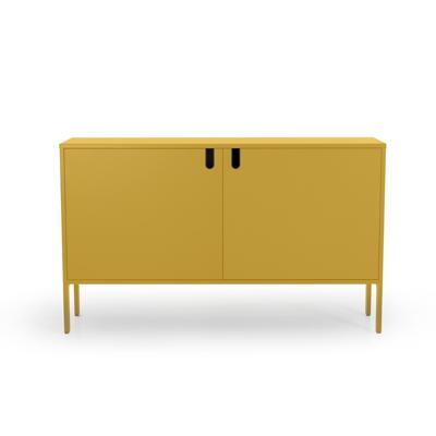 Tenzo dressoir Uno 2-deurs - mosterd - 89x148x40 cm