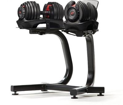Bowflex 1090i S selecttech haltersysteem 40,8 kg pair + standaard Bowflex 1090i S selecttech haltersysteem 40,8 kg pair + standaard