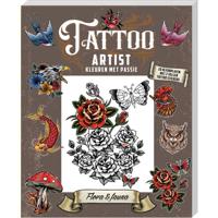 ImageBooks Tattoo artist kleurboek - flora & fauna - thumbnail