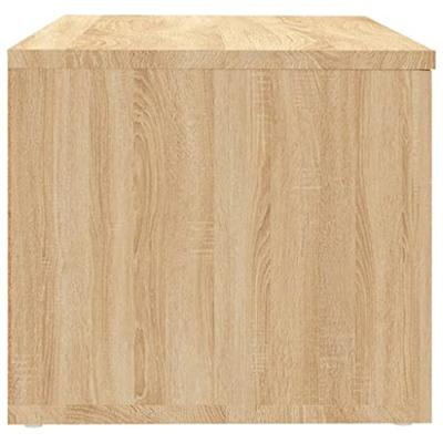 Tv-meubel 80x34x30 cm spaanplaat sonoma eikenkleurig