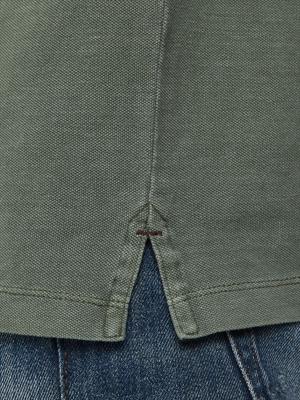 JACK & JONES ESSENTIALS regular fit polo JJEWASHED olijfgroen JACK & JONES ESSENTIALS regular fit polo JJEWASHED olijfgroen