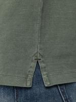 JACK & JONES ESSENTIALS regular fit polo JJEWASHED olijfgroen - thumbnail