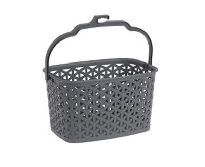 Wasknijpermandje kunststof grijs