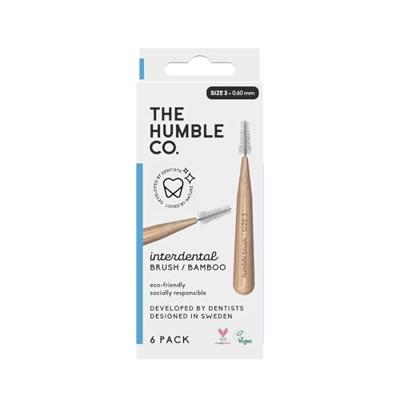 The Humble Co. Interdental borsteltje 6 st - blauw - 0.60 mm