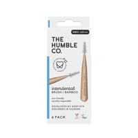 The Humble Co. Interdental borsteltje 6 st - blauw - 0.60 mm - thumbnail