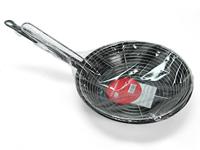 Koekenpan met mandje Vaello Zwart Geëmailleerd Staal (Ø 28 cm) - thumbnail