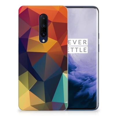 OnePlus 7 Pro | TPU Hoesje | Polygon Color