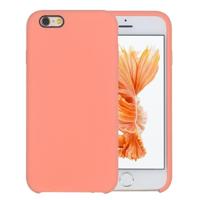 Pure Color Liquid Silicone + PC Shockproof Defender Case For iPhone SE 2020 & 8 & 7(Light Orange) - thumbnail