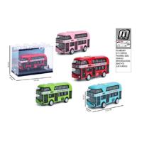 Die Cast Dubbel Dekker 10x4x6cm - thumbnail