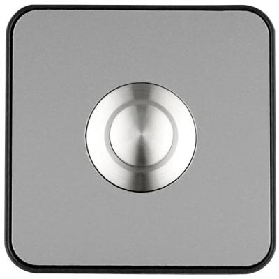 Grothe 64181 Bel RVS-look, Zwart