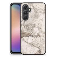 Samsung Galaxy A54 Marmeren Print Telefoonhoesje Marmer Beige - thumbnail