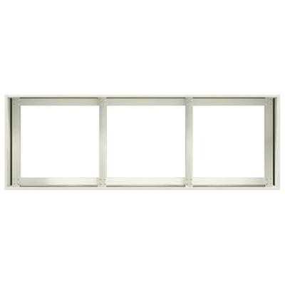 Plantenbak 120x40x40 cm koudgewalst staal wit