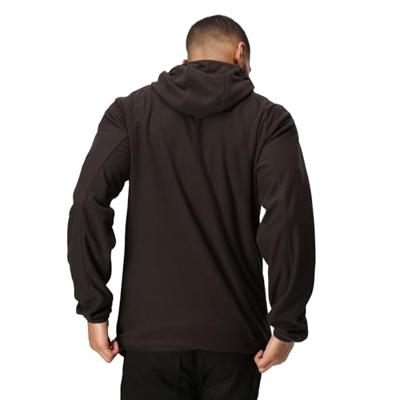 Ragetta RG690 Navigate Hooded Full Zip Fleece - Black/Classic Red - L