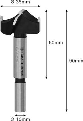 Bosch Accessories 2608901857 Scharniergatboor 35 mm 1 stuk(s) Bosch Accessories 2608901857 Scharniergatboor 35 mm 1 stuk(s)