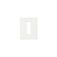 HDD Pro Sleutelplaatje Square 35 X45 Mm Wit Structuur - thumbnail