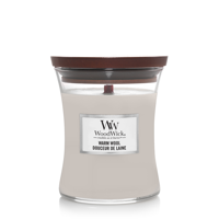 WoodWick Warm Wool Medium Candle - thumbnail