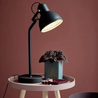 Industriele tafellamp zwart &apos;Aslak&apos; Nordlux verstelbaar E27 fitting 48 cm - thumbnail