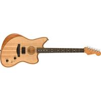 Fender American Acoustasonic Jazzmaster Natural met deluxe gigbag - thumbnail