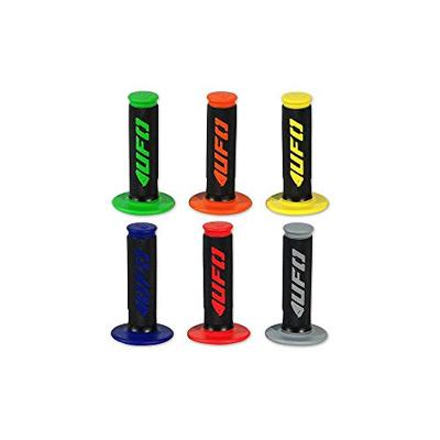 UFO PLAST rubber handvat "challenger rubber grip challenger black/green