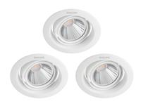 Philips Set van 3 inbouwspotsPomeron 7W - 2700K - 25806800 - thumbnail